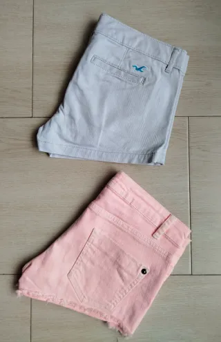 Lote 2 Pantalones Cortos Hollister/Bershka W23-24 