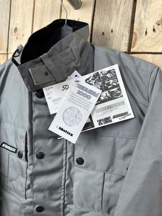 CHAQUETA T-M MOTO GARIBALDE GRIS IMPERMEBLE 