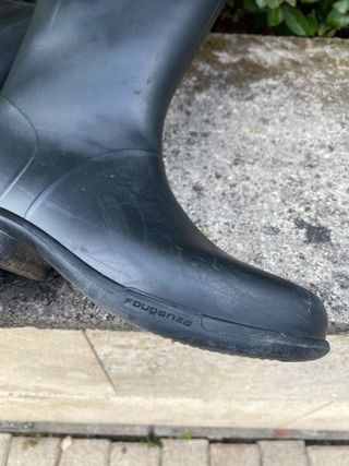 Botas Equitación Hípica Niños Negro Talla 34