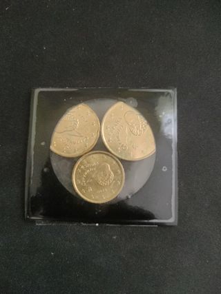 Lote 3 Monedas Céntimos España 2024