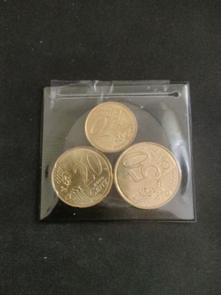 Lote 3 Monedas Céntimos España 2024