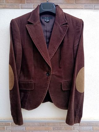 (S36) Americana/Blazer de pana con coderas de Zara