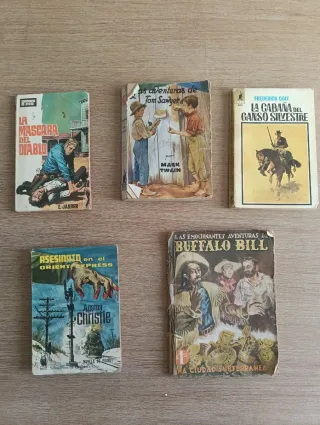 Lote 5 novelas antiguas