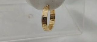 Pendientes Aros Oro 18k Nuevo 