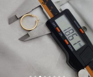 Pendientes Aros Oro 18k Nuevo 