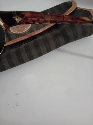 Occhiali Fendi Vintage Marrone/Oro