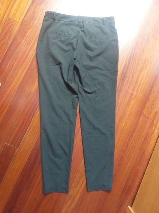 Pantalón Zara Talla M Mujer Negro