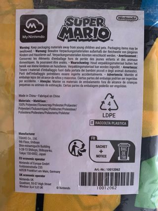 Bolsa oficial Super Mario My Nintendo Store