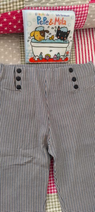 Pantalón cuadros mujer