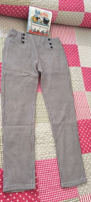 Pantalón cuadros mujer