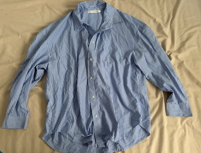 SFEDA BASIC Blusa Rayas Azul Talla M