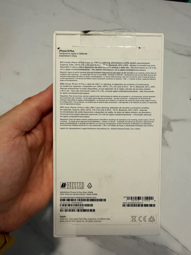 iPhone 14 Plus 256GB Azul