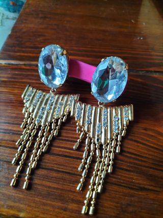 Pendientes oro bisutería fina Bulevar