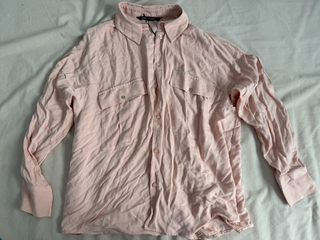 Blusa Zara Rosa Talla XS