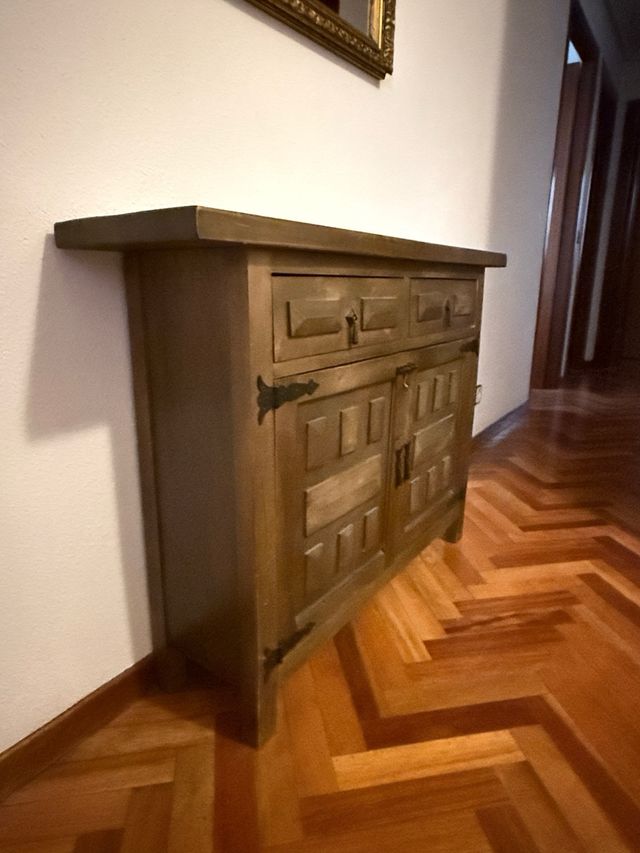 Mueble recibidor vintage madera