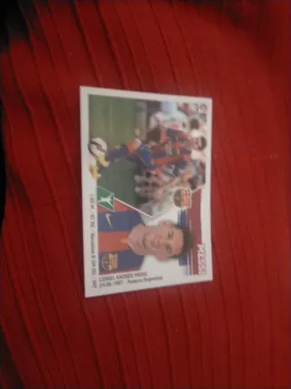 Cromo Messi FC Barcelona