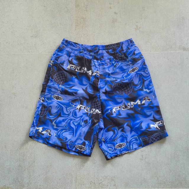 PUMA - Bañador/pantalón corto estampado
