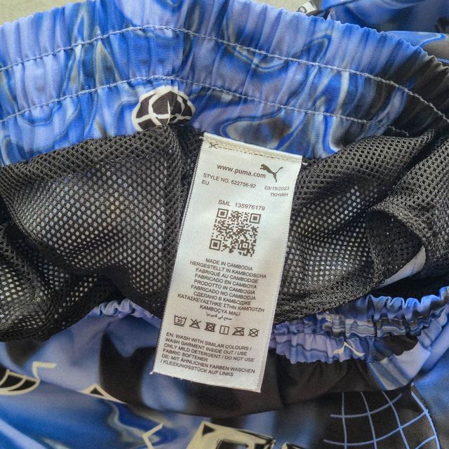 PUMA - Bañador/pantalón corto estampado