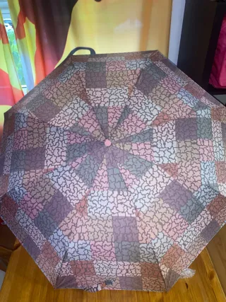 Paraguas estampado patchwork