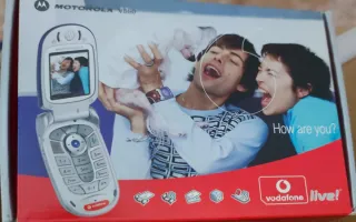 Pack Móviles Antiguos Motorola con cargador y caja