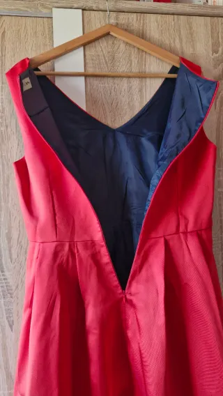 Vestido fiesta rojo talla 40/42