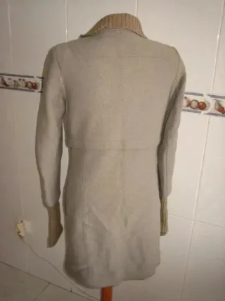 Abrigo lana gris T. 38