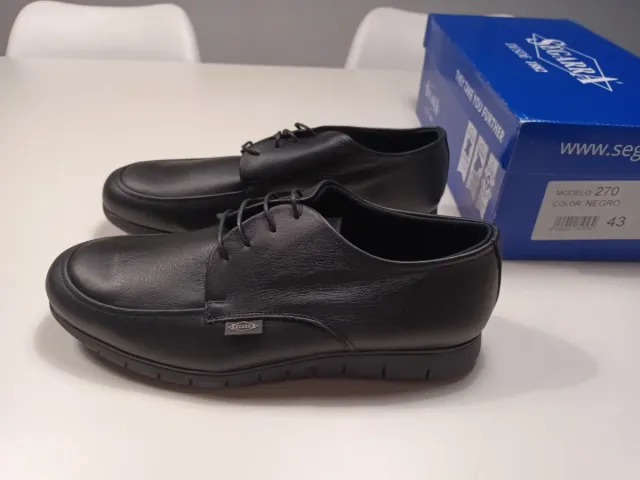 Zapatos Segarra Negros Cordones