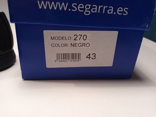 Zapatos Segarra Negros Cordones