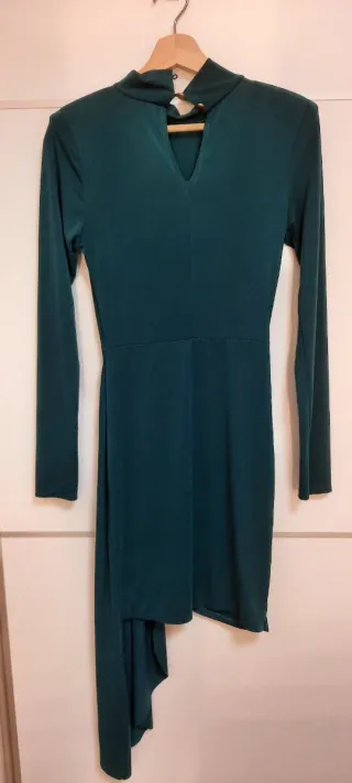 Vestido verde fiesta elegante