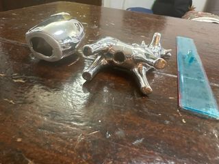 Set Elefante e Cervo Argentati