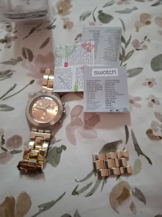 Nuovo orologio Swatch in oro