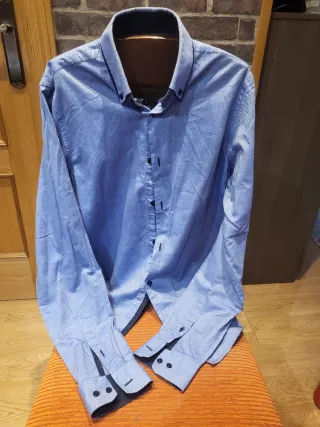 Camisa Zara Manga Larga Talla M