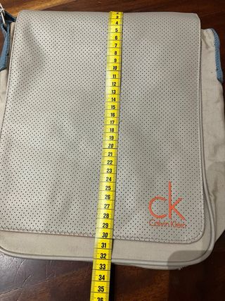Borsa Calvin Klein uomo beige/blu