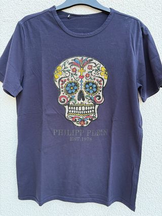 Camiseta Philipp Plein Calavera Multicolor