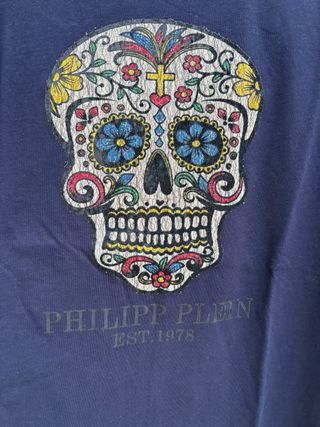Camiseta Philipp Plein Calavera Multicolor