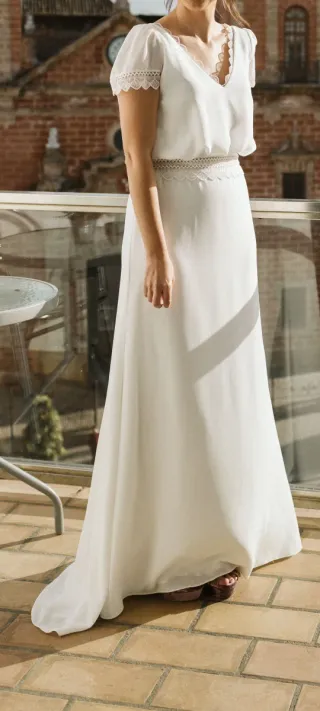 Vestido de Novia Rosa Clara Blanco