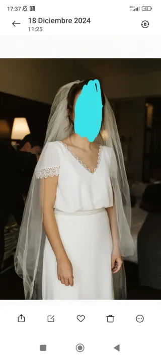 Vestido de Novia Rosa Clara Blanco