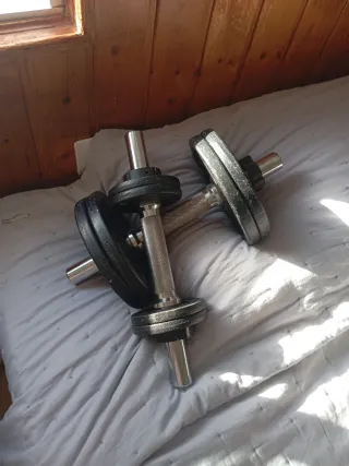 Pesas ajustables para gimnasio