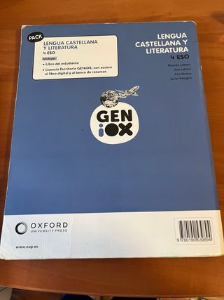 Lengua Castellana y Literatura 4º ESO. Libro de...