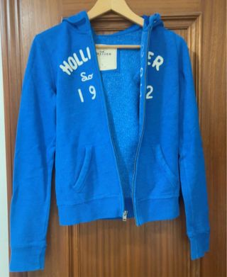 Sudadera Hollister Azul Talla S