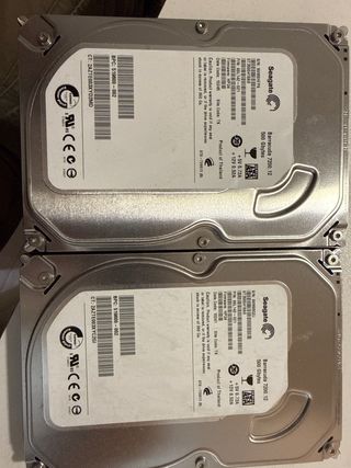 2 Discos Duros Seagate 500GB Barracuda 7200.12
