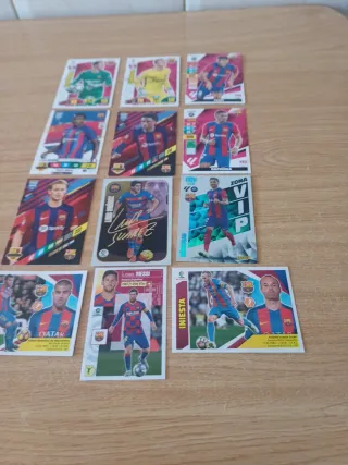 Lote cromos FC Barcelona Messi y otros