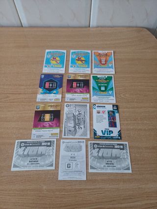 Lote cromos FC Barcelona Messi y otros