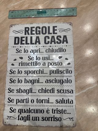 Quadruccio Regole Della Casa