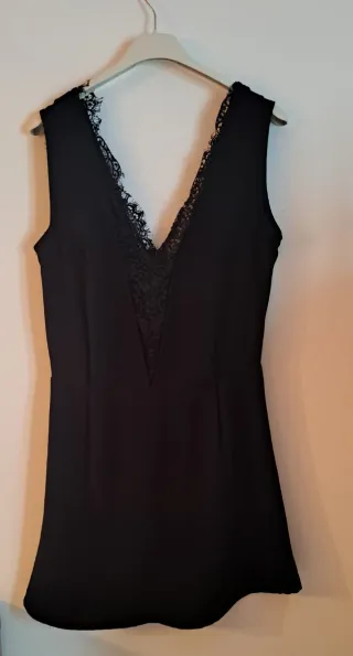 Vestido corto encaje talla S/36