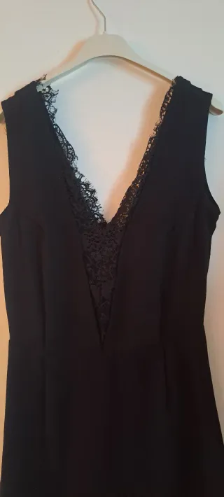 Vestido corto encaje talla S/36