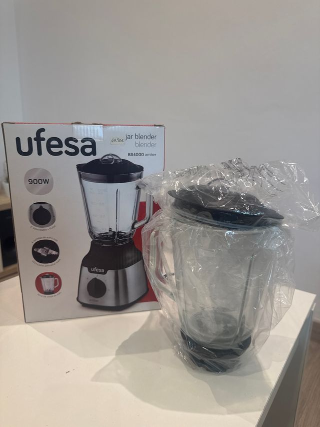 Batidora Vaso Ufesa Jar Blender 900W