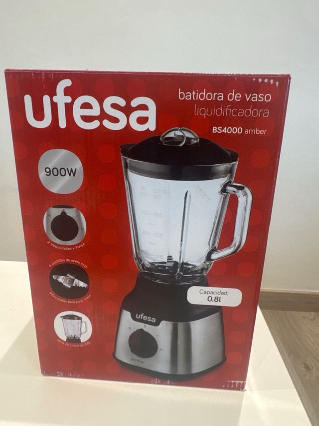 Batidora Vaso Ufesa Jar Blender 900W