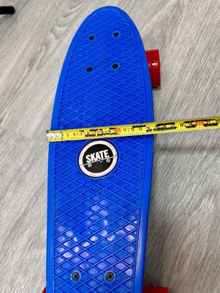 Mini Cruiser Skateboard Azul y Rojo