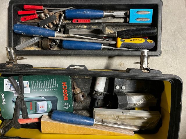 Caja de herramientas carpintería